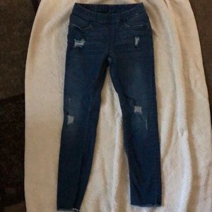 Girls Denim Leggings